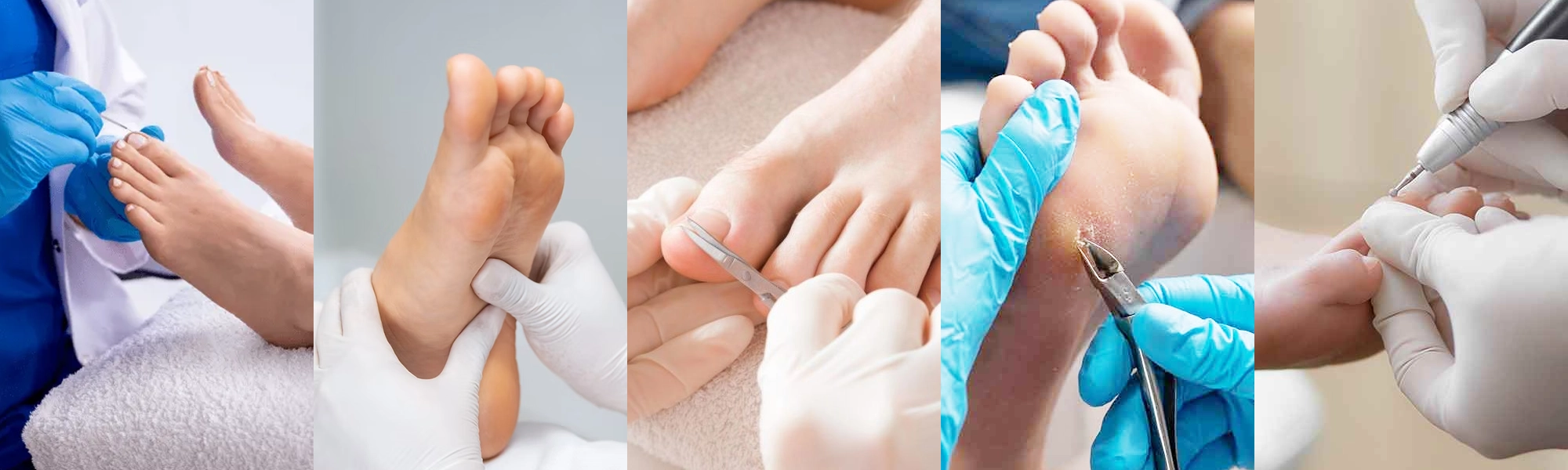 Healthy, comfortable feet after professional foot care